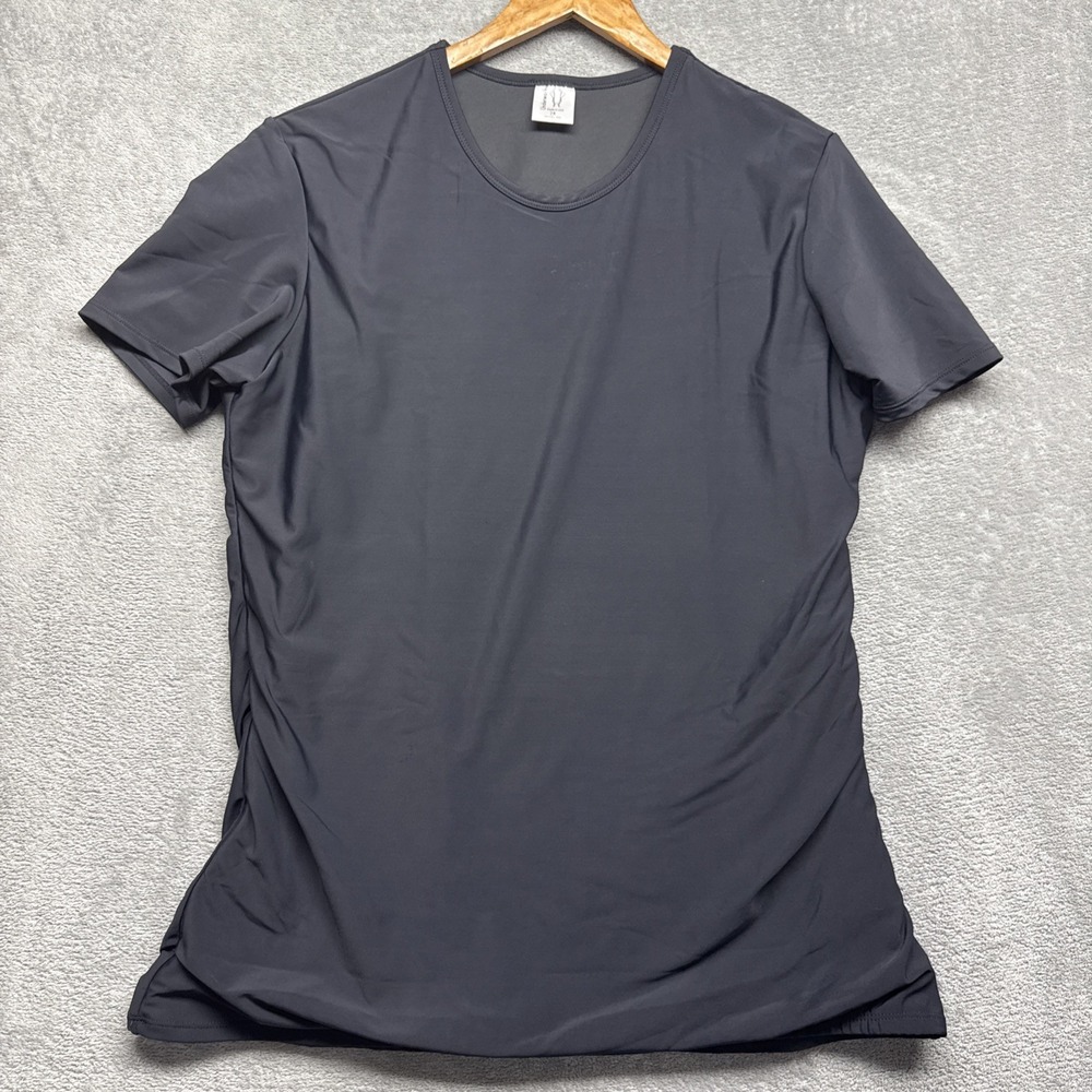 Underworks Mens‎ Concealer Compression Crew Neck T-Shirt Model 998 Black 2X USA